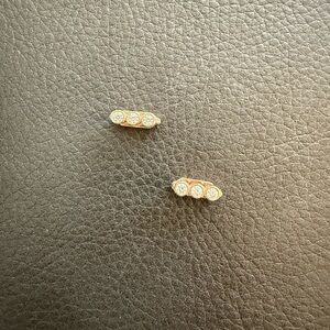 KEEP Collective Gold and Silver Feather Earrings